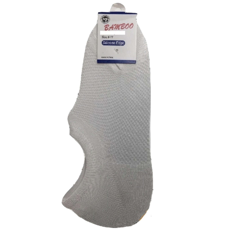 Load image into Gallery viewer, 1 Pair NO SHOW BAMBOO SOCKS Non Slip Heel Grip Low Cut Invisible Footlet-7