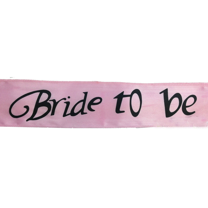 Load image into Gallery viewer, Hens Night Satin Sash Bridal Party Wedding Bride To Be Accessory - Light Pink-2