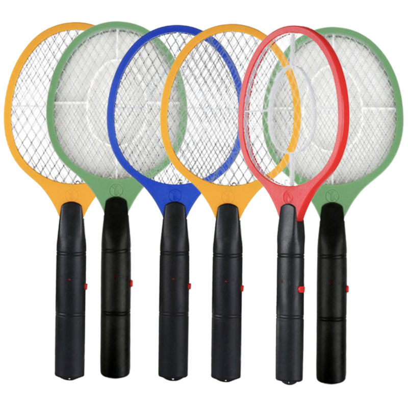 Load image into Gallery viewer, 6x BUG ZAPPER RACKET Fly Mosquito Pest Swatter Net Racquet Electric Insect Killer-1