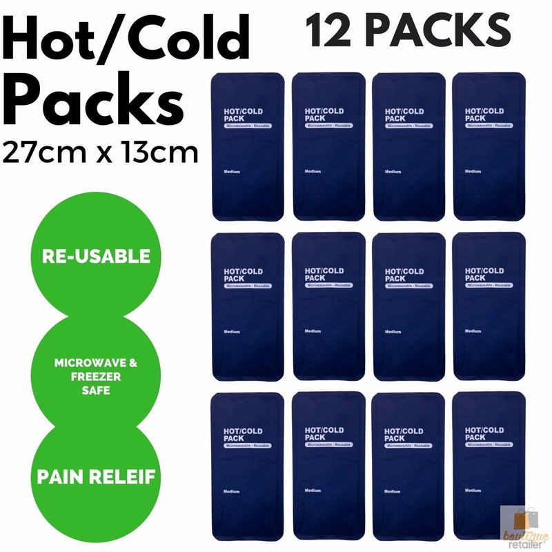 Load image into Gallery viewer, 12x HOT COLD PACK First Aid Reusable Ice Heat Gel Packs Microwave Relief BULK-1