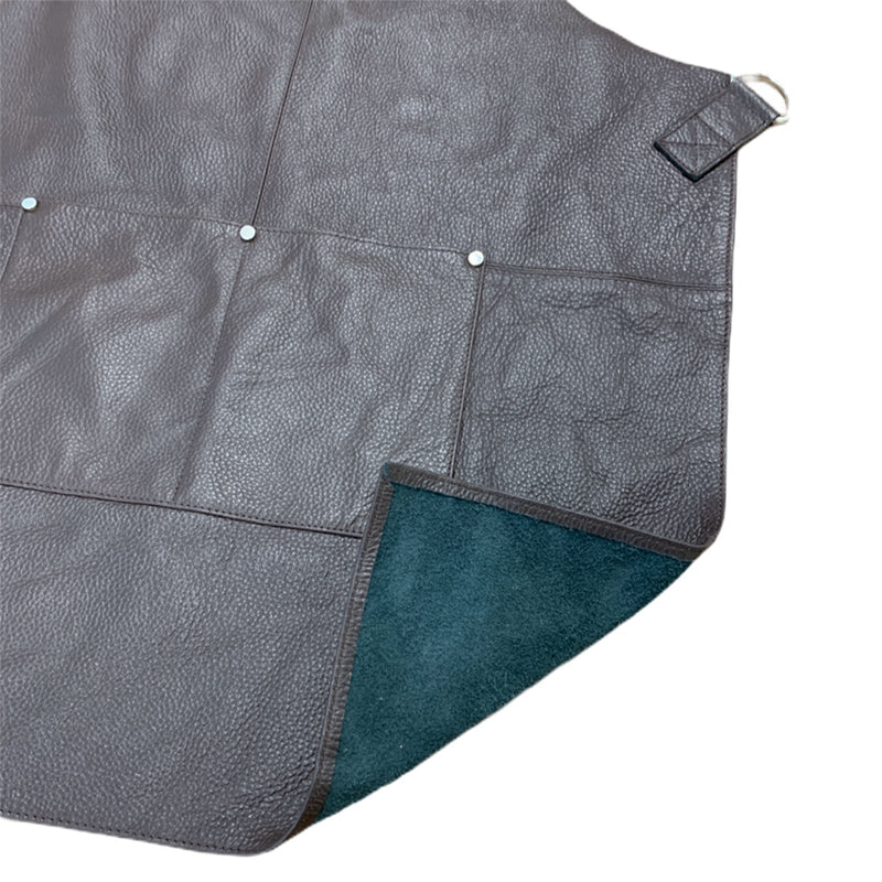 Load image into Gallery viewer, BUFFALO LEATHER APRON Cooking Chef Hairdresser Waterproof Durable Quality - Brown-4