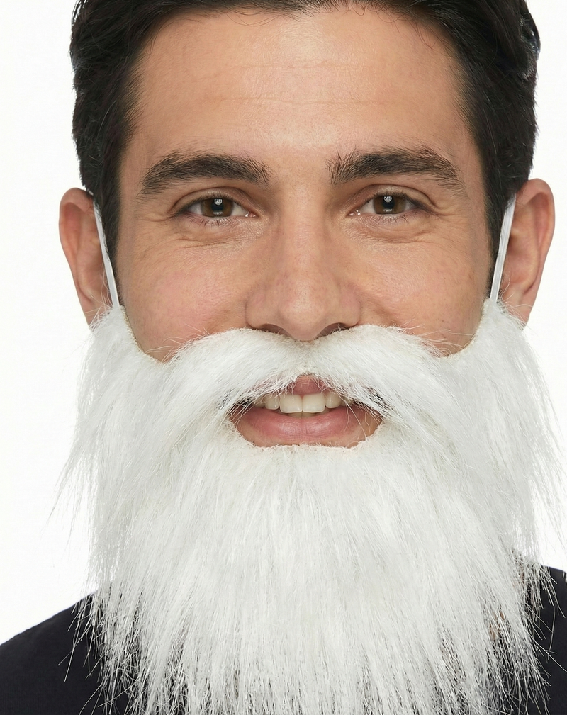 Load image into Gallery viewer, SANTA CLAUS BEARD Christmas Costume Fancy Dress Xmas Holiday One Size-0