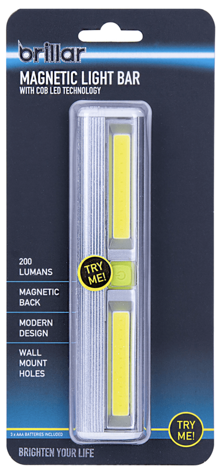 Load image into Gallery viewer, Brillar Magnetic Light Bar Night Strip Battery Operated (included)-2