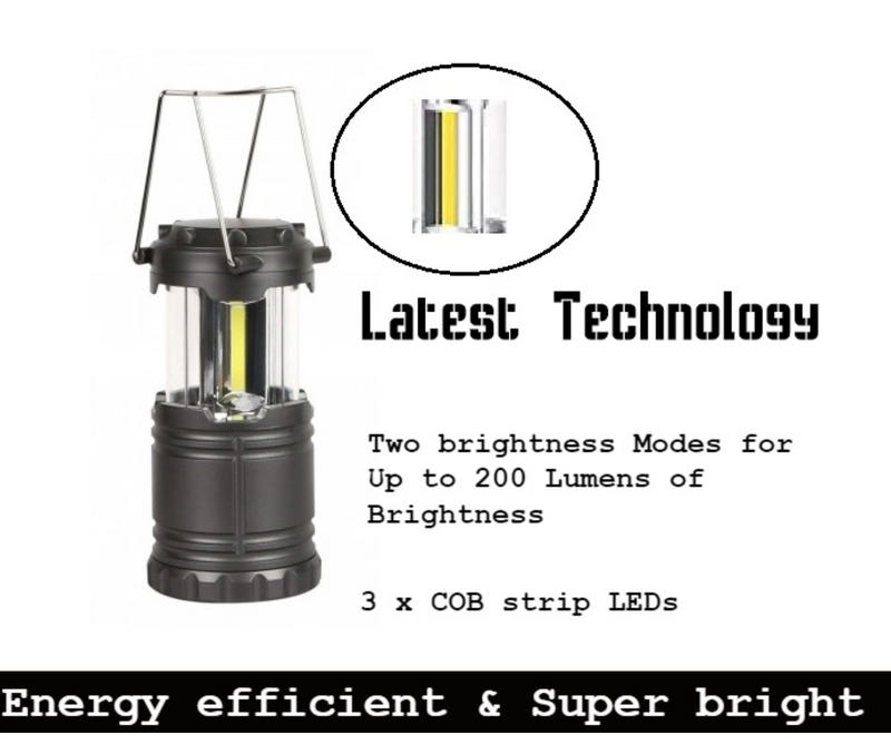 Load image into Gallery viewer, Pop Up Lantern w/ COB LED Technology Portable Outdoor Camping Fishing Adventure Hiking Light