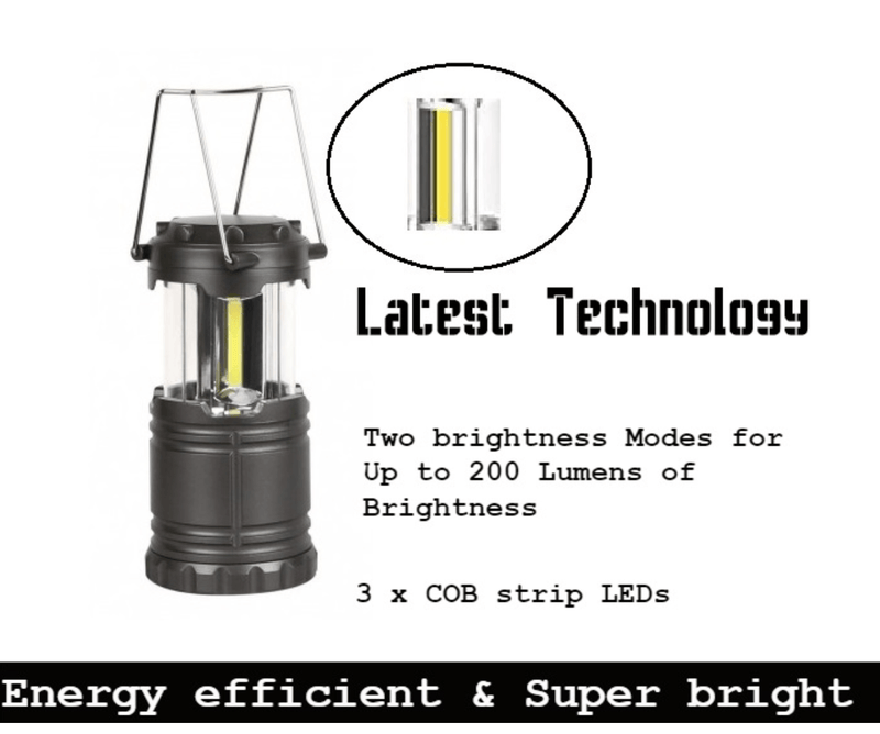 Load image into Gallery viewer, Pop-Up COB LED Camping Lantern – 260 Lumens