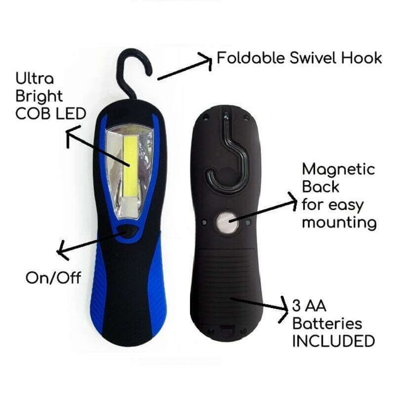 Load image into Gallery viewer, Ultra Bright Work Light with COB LED Technology Convenient Swivel Hook Magnetic Back for Easy Mounting-2