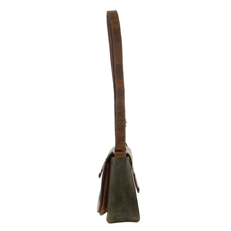 Load image into Gallery viewer, Billy The Kid Ladies Olive Leather Crossbody Womens Western Bag-3