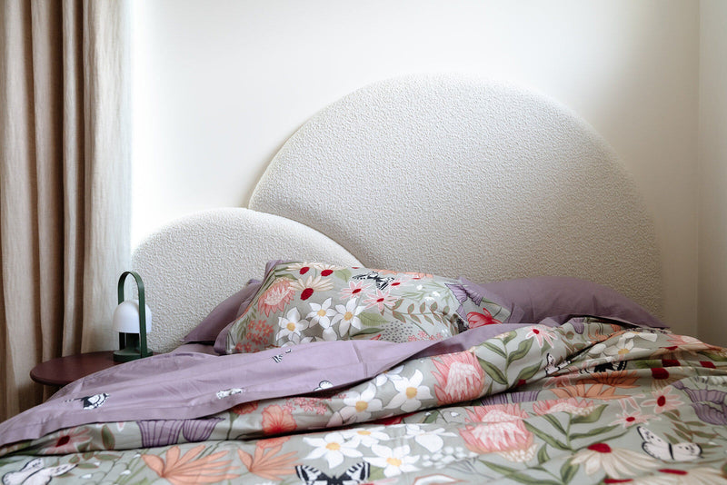 Load image into Gallery viewer, 100% Cloud Cotton Duvet Quilt Cover Set w/ 1 Pillow Case in Serena - Single-3