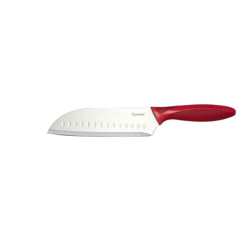 Load image into Gallery viewer, 17.5cm Culinare Santoku Knife Chef Cutlery Stainless Steel Kitchen Cutting-2