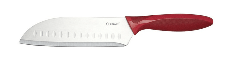 Load image into Gallery viewer, 17.5cm Culinare Santoku Knife Chef Cutlery Stainless Steel Kitchen Cutting-0