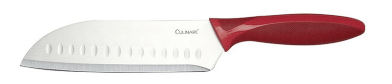 Load image into Gallery viewer, 17.5cm Culinare Santoku Knife Chef Cutlery Stainless Steel Kitchen Cutting-1