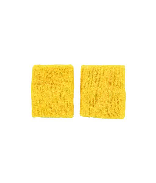 Load image into Gallery viewer, Eyecue Sweat Wrist Bands 2 Pack – Yellow