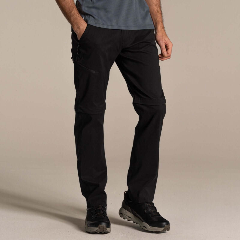 Load image into Gallery viewer, Craghoppers Kiwi Pro III Convertible Stretch Trousers โ Black | Regular