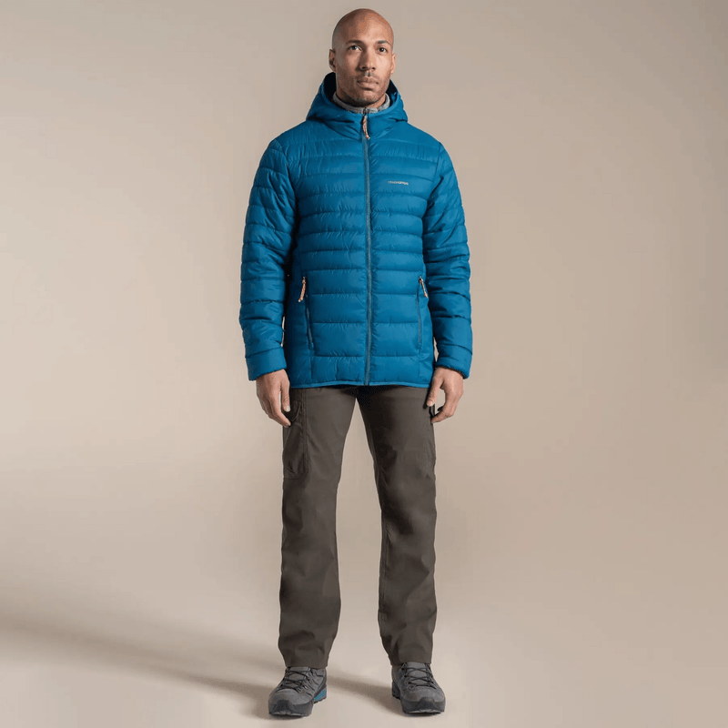 Load image into Gallery viewer, Craghoppers Compresslite IX Men's Hooded Puffer Jacket – Coastal Blue