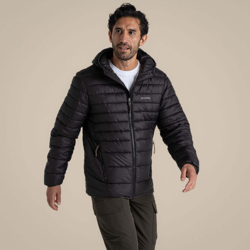 Load image into Gallery viewer, Craghoppers Compresslite IX Hooded Insulated Jacket – Black