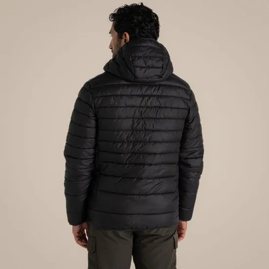Load image into Gallery viewer, Craghoppers Compresslite IX Hooded Insulated Jacket in Black-4