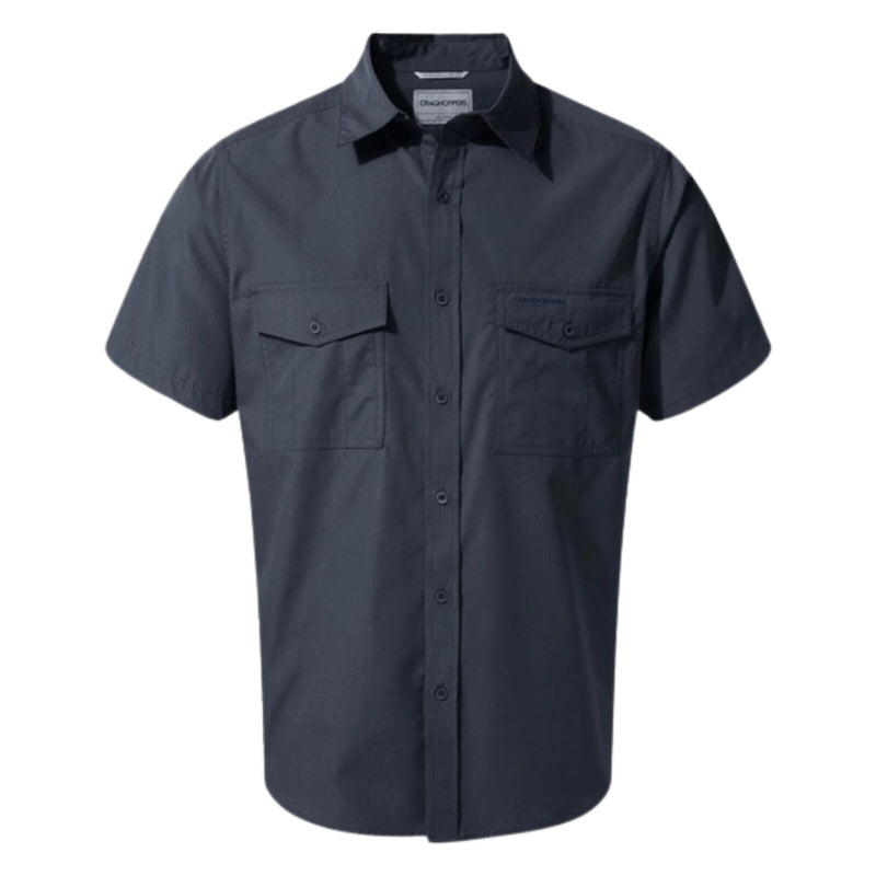 Load image into Gallery viewer, Craghoppers Kiwi Short Sleeve Outdoor Shirt in Ombre Blue-1