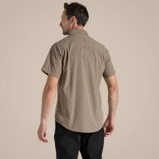 Load image into Gallery viewer, Craghoppers Kiwi Short Sleeve Outdoor Shirt – Pebble