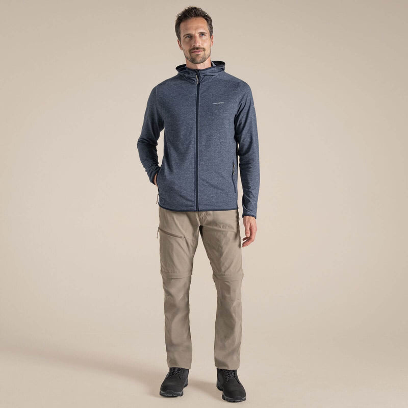 Load image into Gallery viewer, Craghoppers NosiLife Deft Hooded Men’s Travel Jacket – Blue Navy Marl