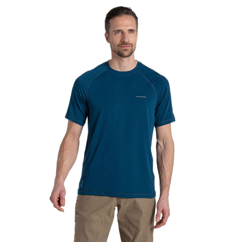 Load image into Gallery viewer, Craghoppers Men's Dynamic Short Sleeve T-Shirt – Tourmaline Blue