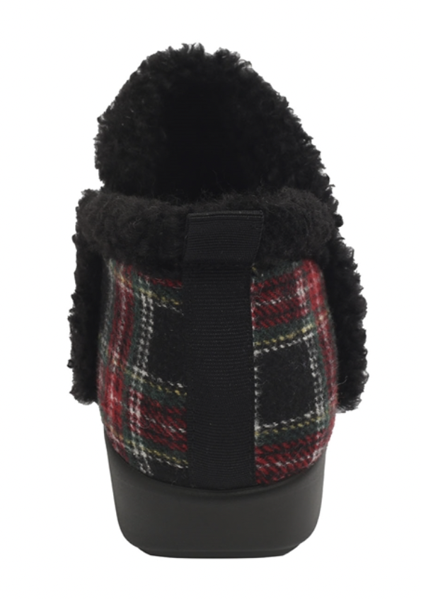 Load image into Gallery viewer, Alegria Womens Cozee Lightweight Comfort Slipper - Plaidly Black-4