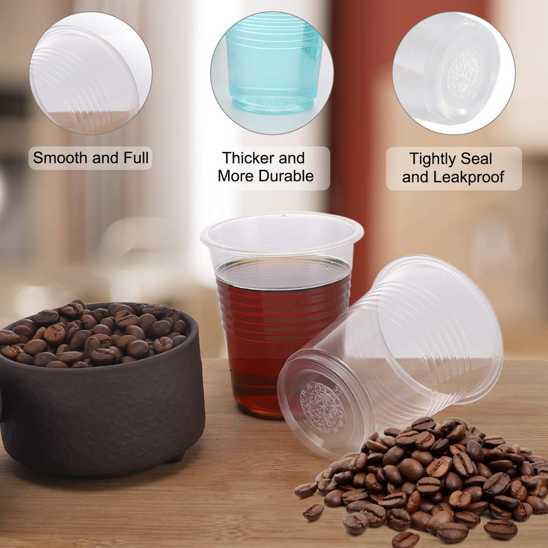 Load image into Gallery viewer, 3200x 7oz (210ml) Premium Plastic Clear Cups Extra Strong PET BPA Free-4
