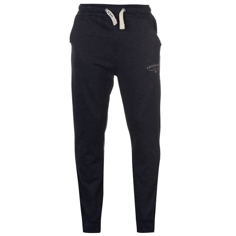 Load image into Gallery viewer, CROSSHATCH Leeroy Skinny Track Pants Slim Trousers Cotton Gym Trackies Joggers - Night Sky-1