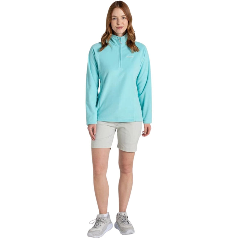 Load image into Gallery viewer, Craghoppers Womens Miska VI Lightweight Recycled Microfleece Half Zip Fleece Top in Aqua Blue-3
