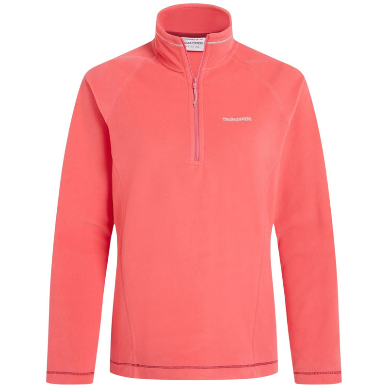 Load image into Gallery viewer, Craghoppers Womens Miska VI Lightweight Recycled Microfleece Half Zip Fleece Pullover in Coral Reef-0