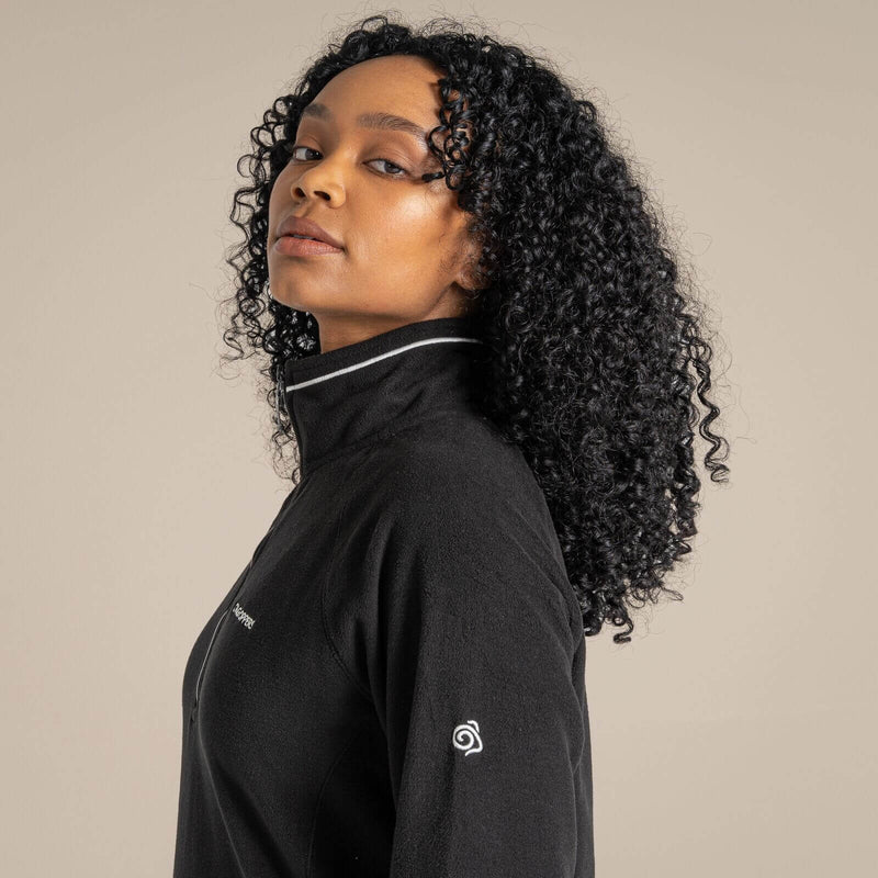 Load image into Gallery viewer, Craghoppers Miska VI Women's Half Zip Fleece Pullover – Black