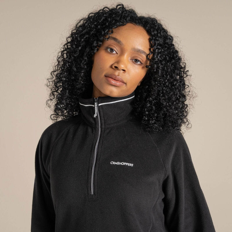 Load image into Gallery viewer, Craghoppers Miska VI Women's Half Zip Fleece Pullover – Black
