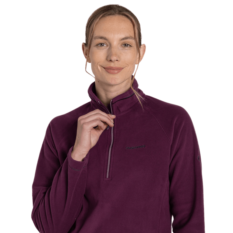 Load image into Gallery viewer, Craghoppers Miska VI Women's Half Zip Fleece Top – Beet