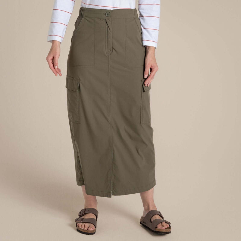 Load image into Gallery viewer, Craghoppers NosiLife Pro Women's Midi Skirt – Insect Repellent | Wild Olive