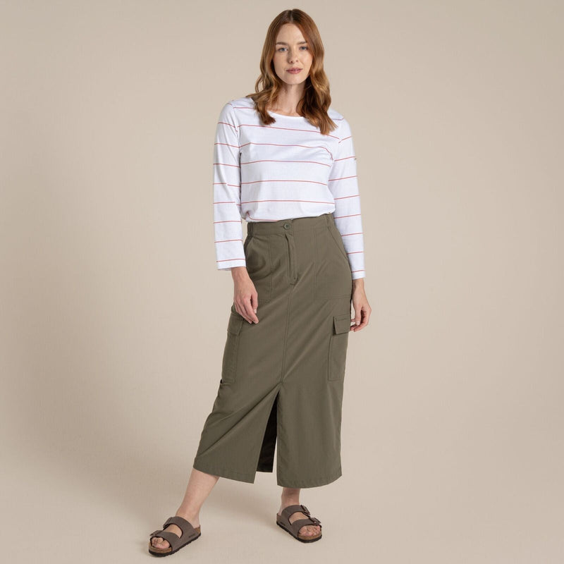Load image into Gallery viewer, Craghoppers NosiLife Pro Women's Midi Skirt – Insect Repellent | Wild Olive