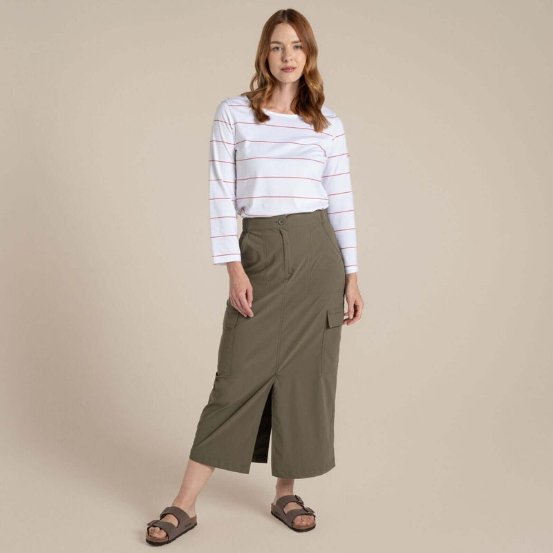 Load image into Gallery viewer, Craghoppers NosiLife Pro Women's Midi Skirt – Insect Repellent | Wild Olive