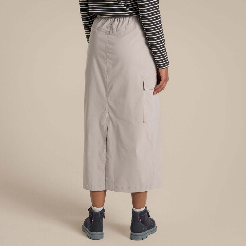 Load image into Gallery viewer, Craghoppers NosiLife Pro Women's Midi Skirt – UPF50+ | Soft Mushroom