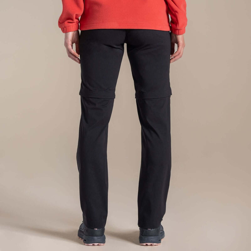Load image into Gallery viewer, Craghoppers Kiwi Pro III Women's Convertible Trousers – Black