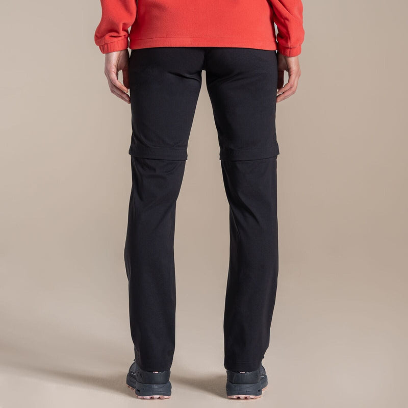 Load image into Gallery viewer, Craghoppers Kiwi Pro III Convertible Womens Trousers (REGULAR) in Black-4