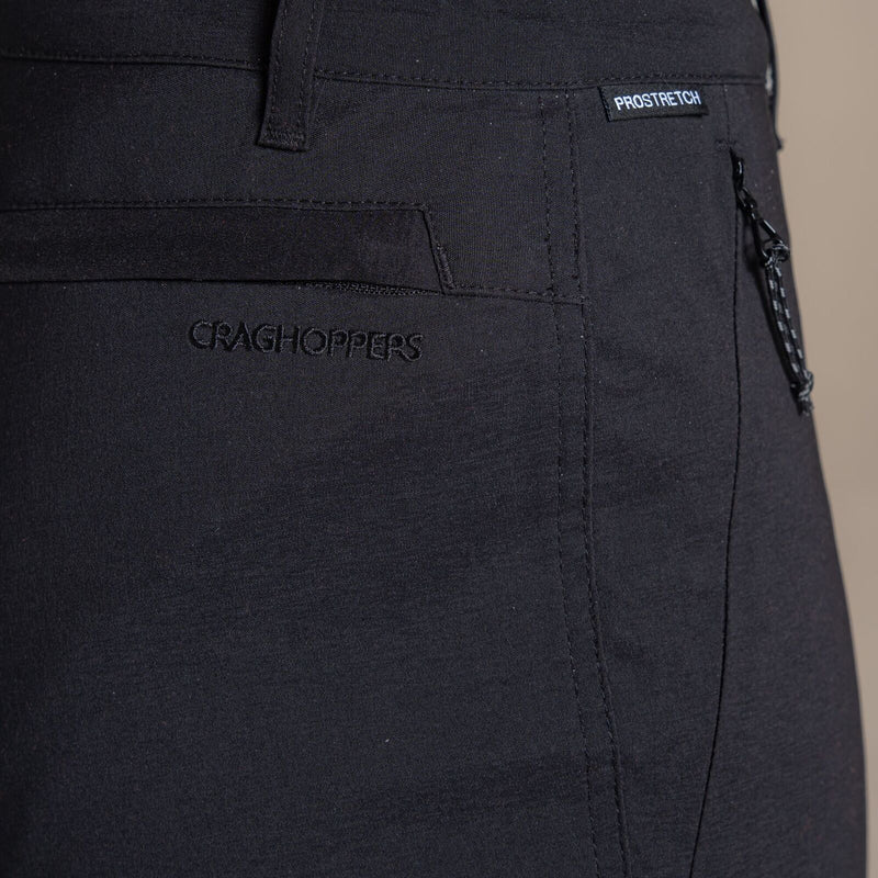 Load image into Gallery viewer, Craghoppers Kiwi Pro III Women's Convertible Trousers – Black | Regular