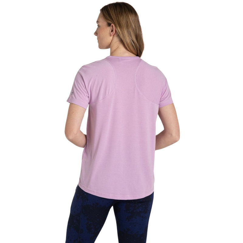 Load image into Gallery viewer, Craghoppers Dynamic Pro Womens Lightweight Moisture Wicking Short Sleeve Stretch T-Shirt in Orchid-4
