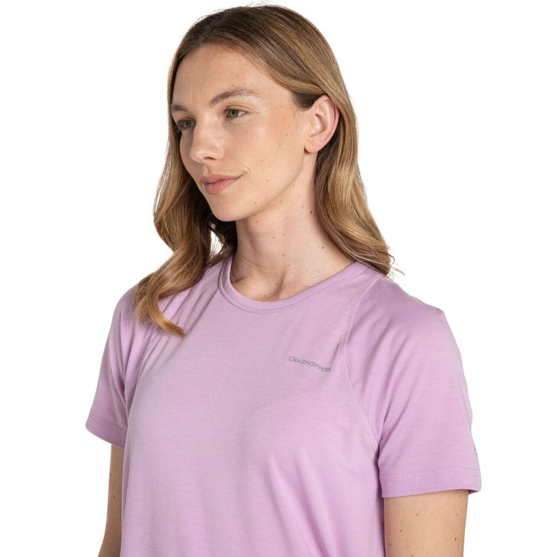 Load image into Gallery viewer, Craghoppers Dynamic Pro Women's Short Sleeve Stretch T-Shirt – Orchid