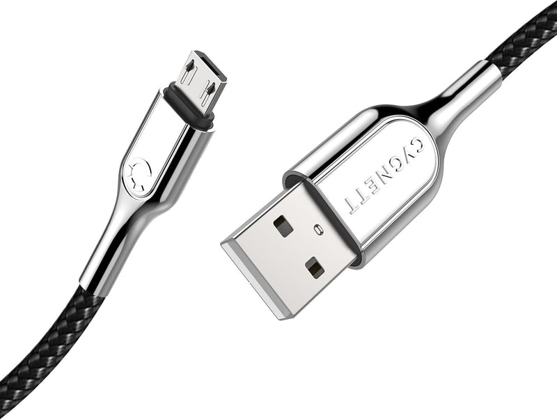Load image into Gallery viewer, Cygnett 3-Metre Armoured Micro to USB-A Cable in Black-2