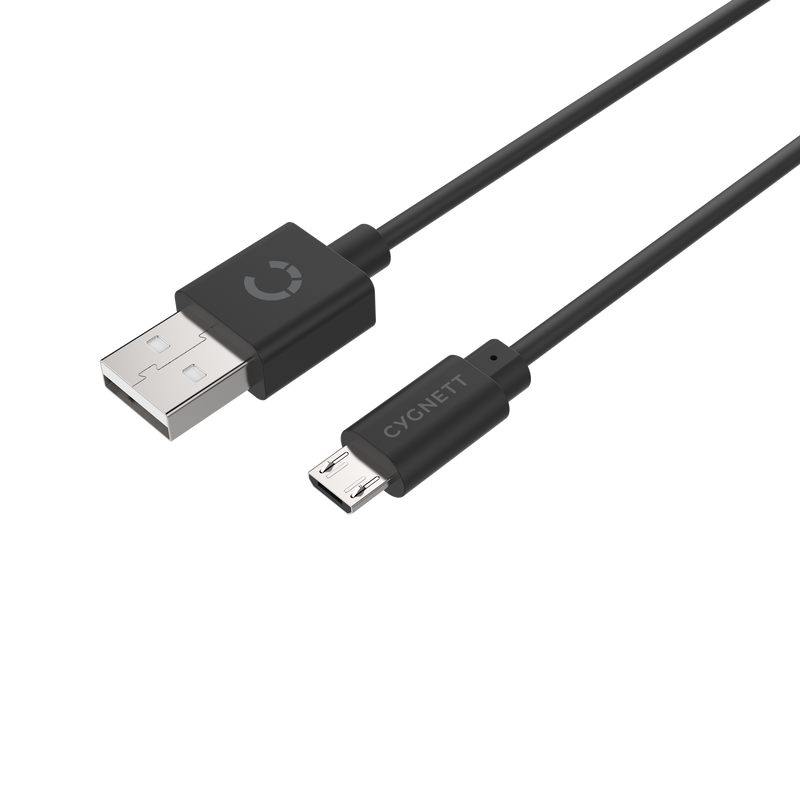 Load image into Gallery viewer, Cygnett 2-Metre Essentials Micro USB to USB-A Cable in Black-2
