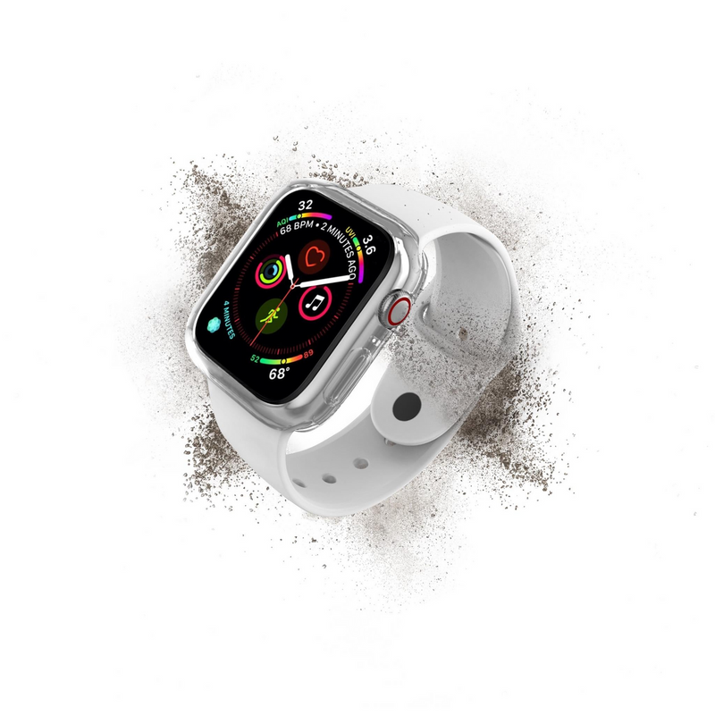 Load image into Gallery viewer, Cygnett AeroFlex Frame Protective Bumper Case for Apple Watch Series 7/8/9 45mm in Clear-3