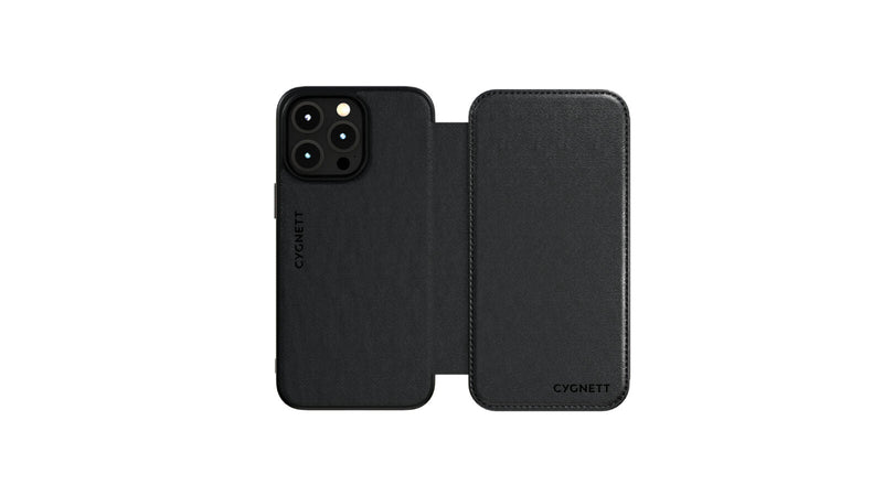 Load image into Gallery viewer, Cygnett MagSafe Leather Wallet Case for iPhone 15 Pro Max Cover in Black