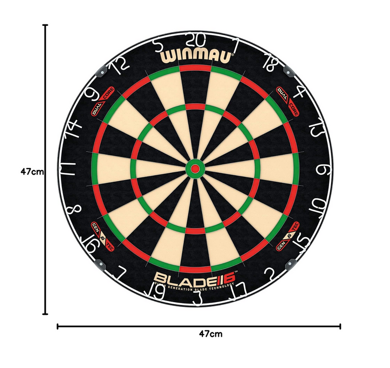 Load image into Gallery viewer, Winmau Blade 6 Dual Core Dartboard Official WDF Size Rota-Lock System-2
