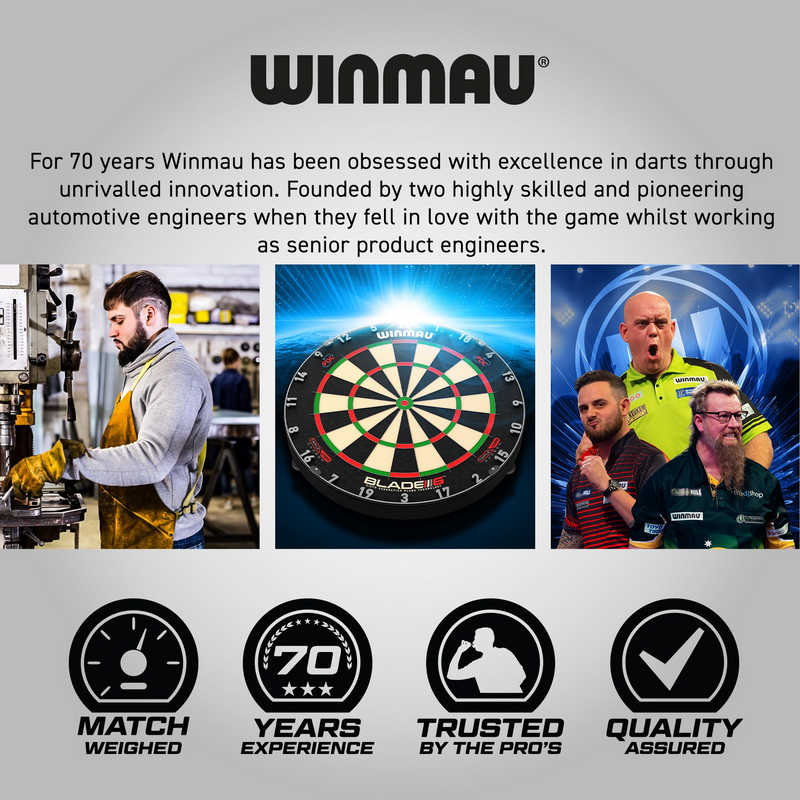 Load image into Gallery viewer, Winmau Blade 6 Dual Core Dartboard Official WDF Size Rota-Lock System-3