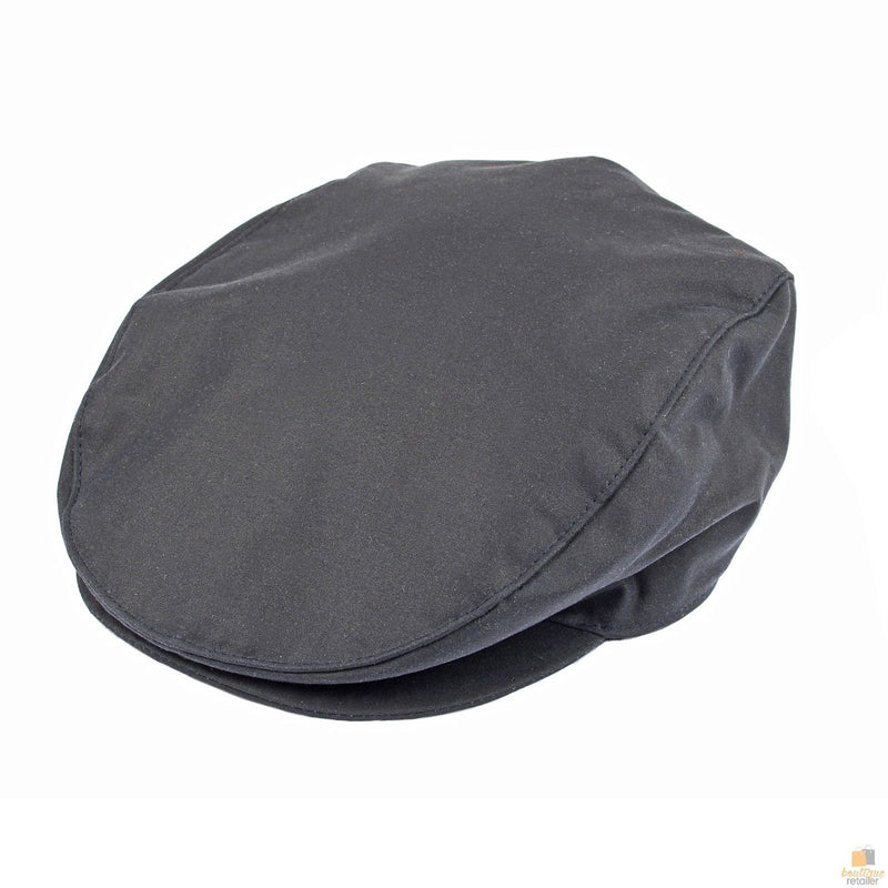 Load image into Gallery viewer, DENTS Halley Stevenson Waxed Cotton Flat Cap Ivy Hat Driving Cabbi Lined - Navy-3