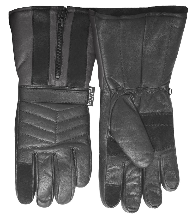 Load image into Gallery viewer, 3M Winter Motorbike Bike Waterproof Gloves Leather Motor Bicycle Motorcycle - Black-0