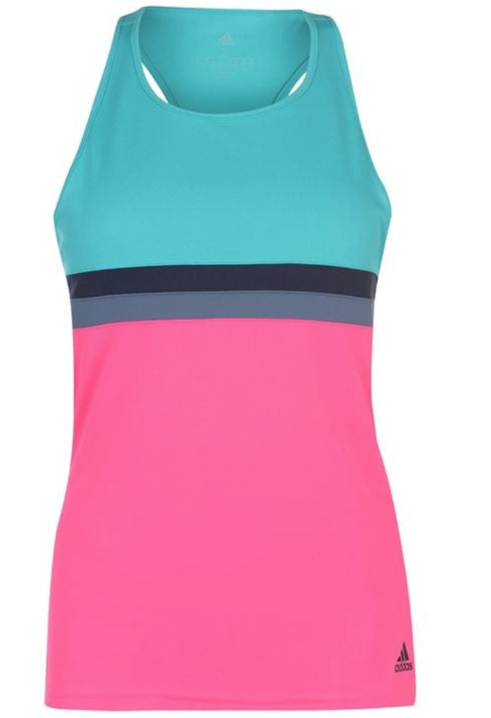 Load image into Gallery viewer, Adidas Womens Club Sleeveless Tank Top Climalite Tennis Sport - Hi-Res Aqua-0